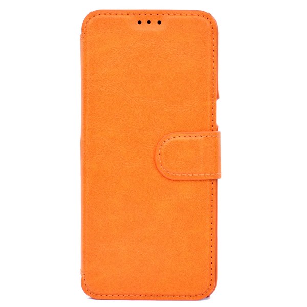 Praktisk etui med kortslot til Samsung Galaxy S8+ Orange