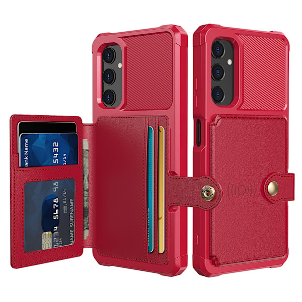 Magnetiskt Plånboksfodral i PU-Läder för Samsung Galaxy A05S 4G Svart