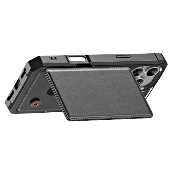 iPhone 17 Pro Max Stötsäkert Kortfacksskal Blå
