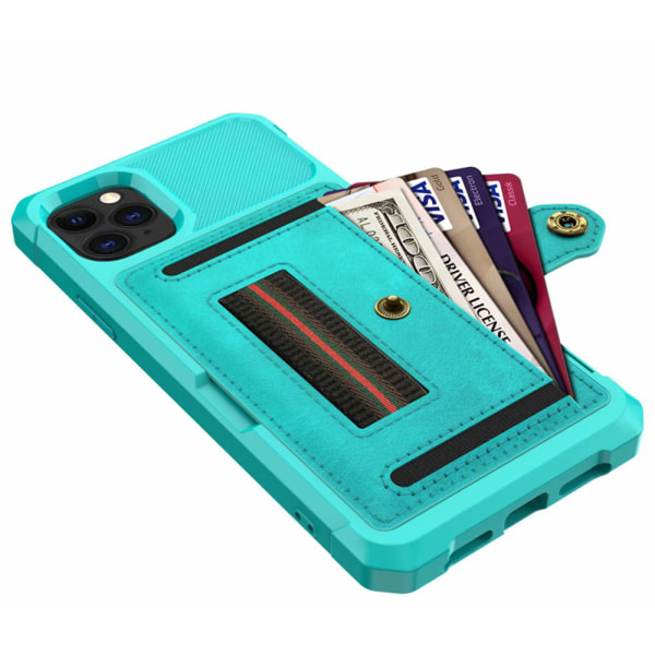 iPhone 11 Pro - Cover med kortholder Blå