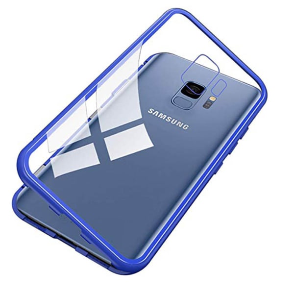 Dobbeltsidet magnetisk cover - Samsung Galaxy S9 Svart