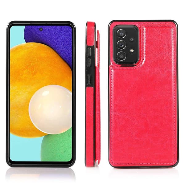 Professionellt Skal med Kortfack - Samsung Galaxy A72 Svart