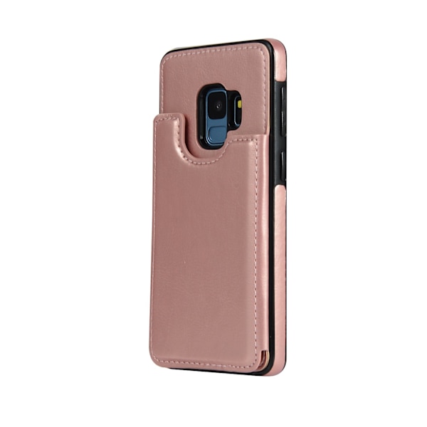 Stilsäkert Plånboksskal (M-Safe) för Samsung Galaxy S9 Roséguld