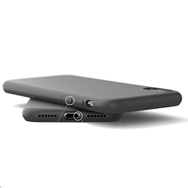 iPhone XR - Stilsäkert Silikonskal Svart