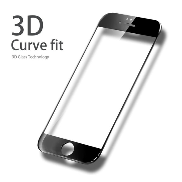 iPhone 7 Plus 3-PACK skjermbeskytter 3D 9H 0,2 mm HD-Clear ProGuard Svart  5ccf | Svart | Fyndiq