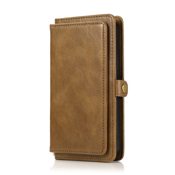 Praktisk lommebokdeksel - iPhone 14 Pro Max Brun