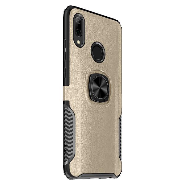 Huawei P20 Lite - Stilsäkert (Leman) Skal med Ringhållare Svart