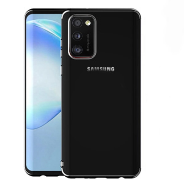 Silikonskal - Samsung Galaxy A41 Silver