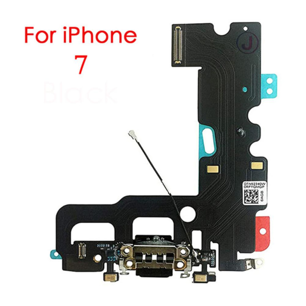 iPhone 7 - Ladeport Reservedel Svart