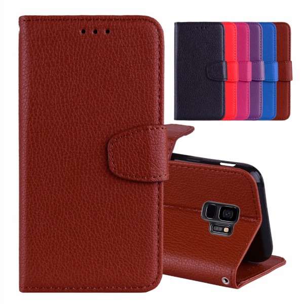 Elegant lommebokdeksel fra NKOBEE Samsung Galaxy S9Plus Röd