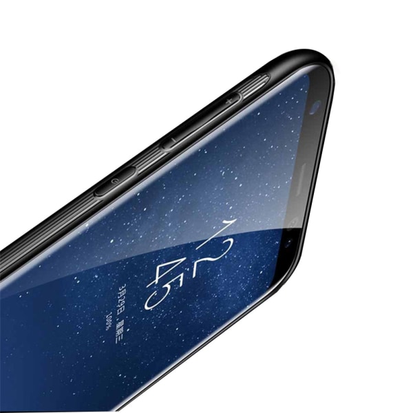 Samsung Galaxy S8+ - Stilfuldt glat cover i marmordesign Röd