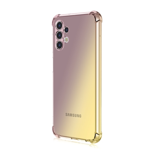 Beskyttende silikondeksel (Floveme) - Samsung Galaxy A13 4G Svart/Guld
