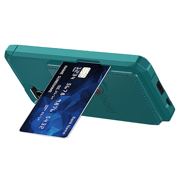 Effektivt etui med kortrum - Samsung Galaxy S22 Grön