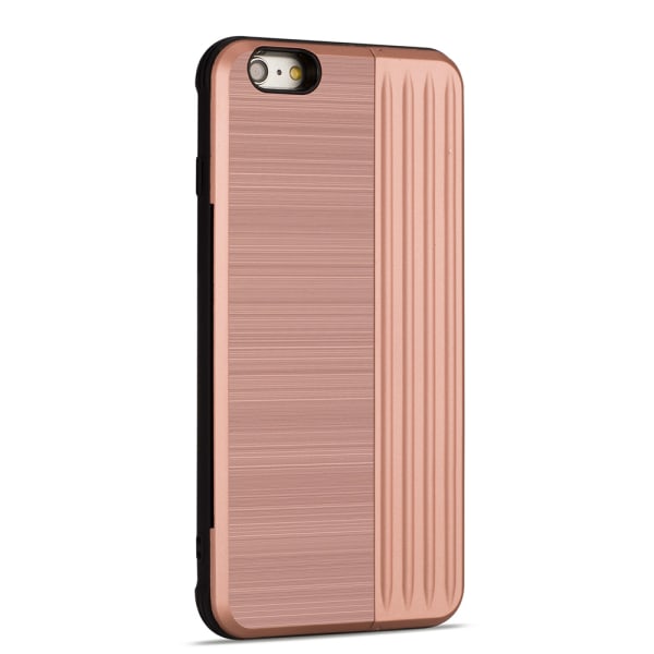 Beskyttelsesdeksel med kortlagring for iPhone 6/6S Plus (EXXO) Lila