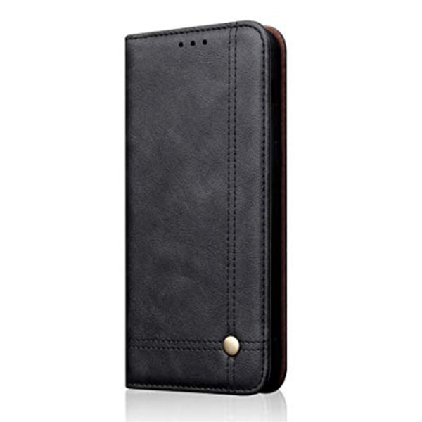 Huawei Y6 2019 - LEMAN Wallet Case Ljusbrun