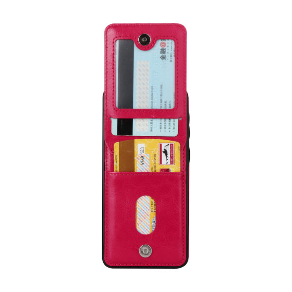 Praktisk etui med kortrum Samsung Galaxy S9+ (Nkobee) Röd