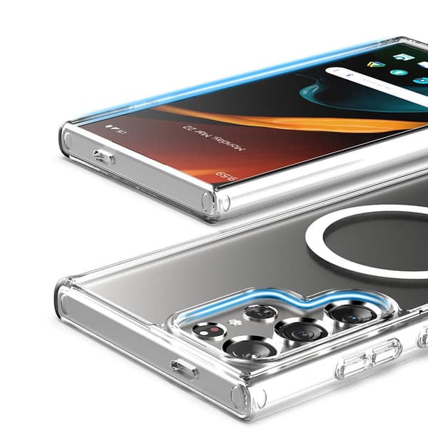 Galaxy S25 ULTRA -  ett flexibelt, stöttåligt material Transparent