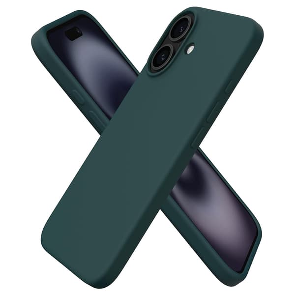iPhone 16 - Stilrent & Stöttåligt Silikonskal Hot Pink