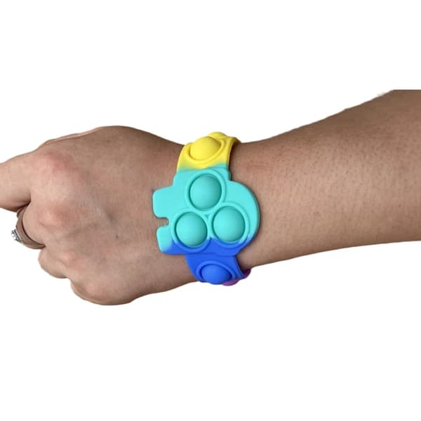Mjuk Fidget Armband Simple Dimple Pop-It Macaroon