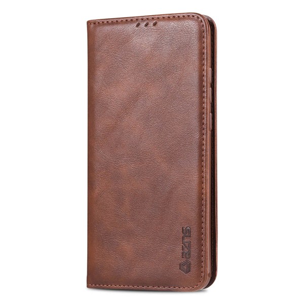 Gennemtænkt AZNS Wallet Case - Huawei Y6 2019 Ljusbrun