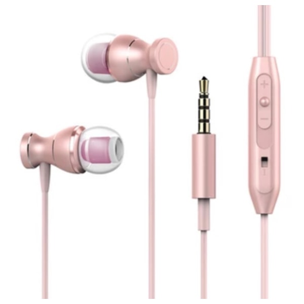 TOMKAS In-ear Magneettinen kuuloke mikrofonilla In-lineControl Silver