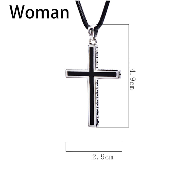 Utstr�la Stil och Symbolik med V�rt Vackra Korshalsband! Mab Size