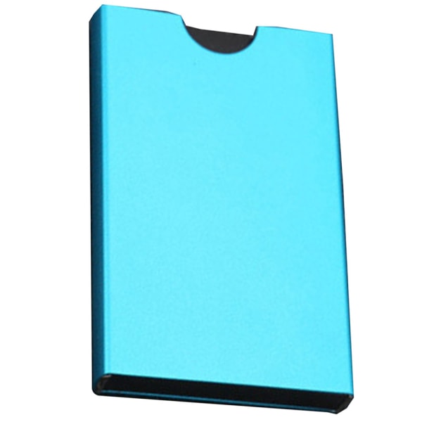 Fleksibel kortholder (JENSEN) i RFID-beskyttelse af aluminium Blå