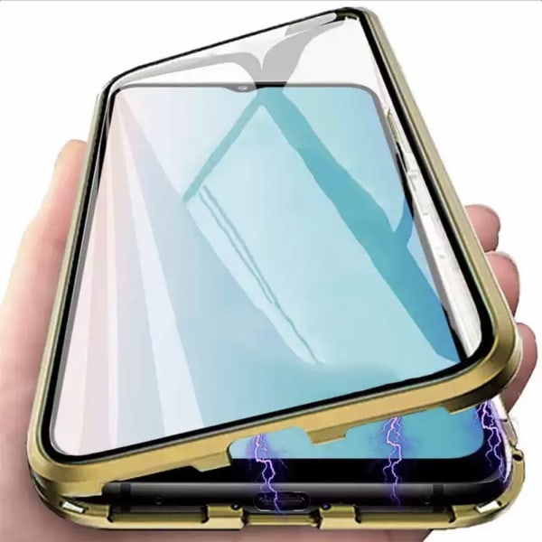 Samsung Galaxy A24 4G - Magnetiskt Dubbelsidigt Skal Guld