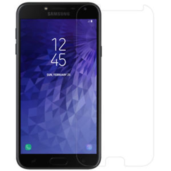 MyGuards näytönsuoja Samsung Galaxy J4 2018 Screen-Fit -puhelimelle Transparent/Genomskinlig