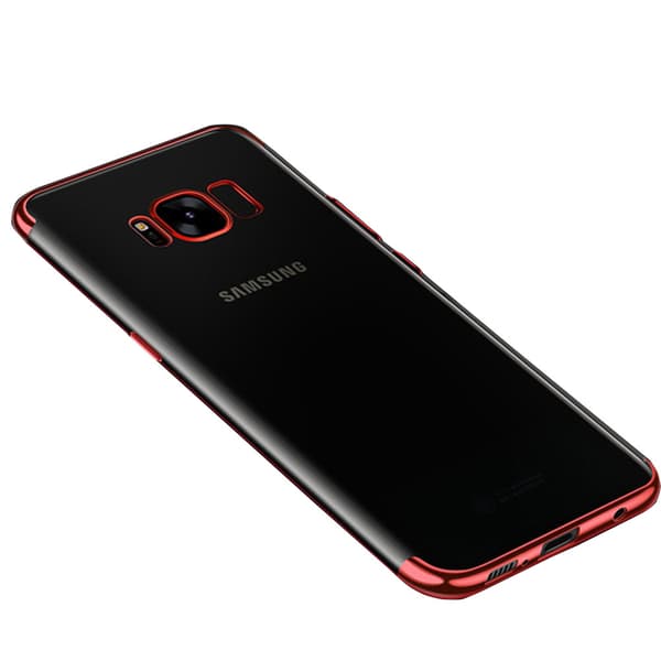 Professionellt Slittåligt Silikonskal - Samsung Galaxy S8+ Blå Blå