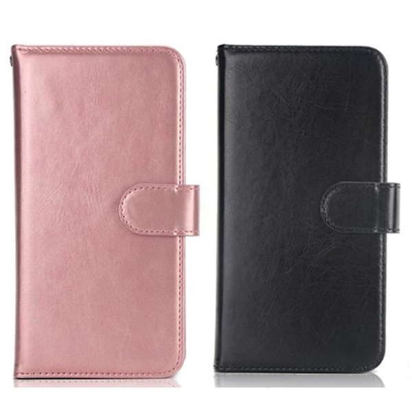 Robust Smooth 9-Card Wallet Cover - iPhone 12 Pro Max Rosaröd