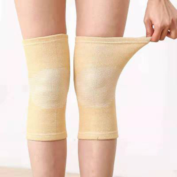 Knäskydd - Mjuka och Värmande (artrit/ledvärk) Beige Medium