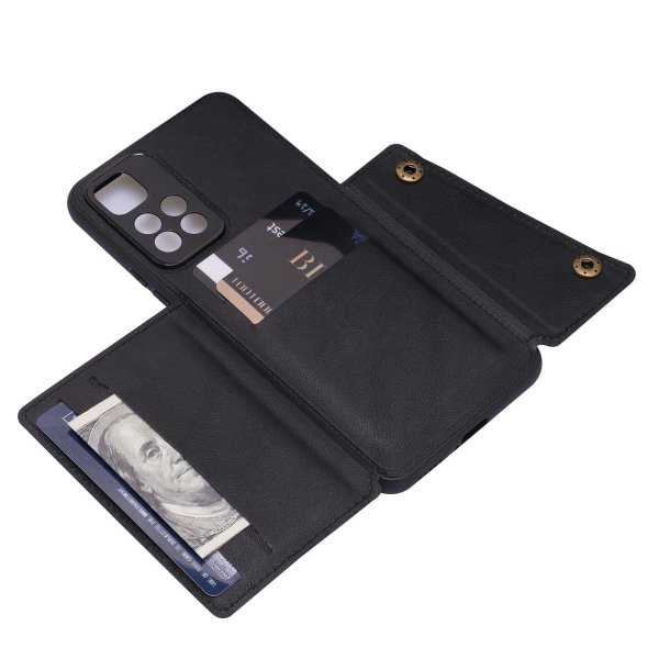 Sileä kansi korttilokerolla - Xiaomi Redmi Note 11 Grå