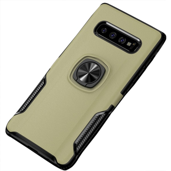 Samsung Galaxy S10E - Eksklusivt cover med støtteben Guld