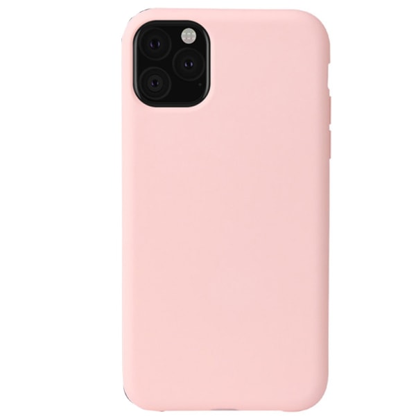 Stilfuldt holdbart silikonecover - iPhone 11 Pro Max Svart