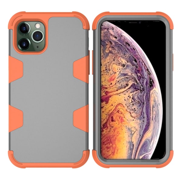 iPhone 11 - Eksklusivt profesjonelt beskyttelsesdeksel Grå/Orange