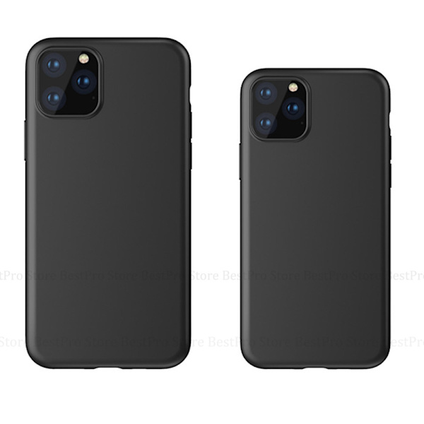 iPhone 11 Pro Max - Silikonskal Svart