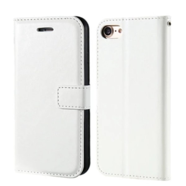 iPhone 7 - Stilfuldt Smart Wallet Cover FLOVEME Vit