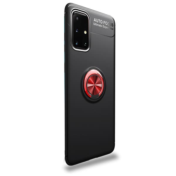 Glat cover med ringholder - Samsung Galaxy A51 Blå