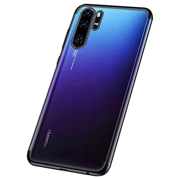 Huawei P30 Pro - Effektfullt Stötdämpande Silikonskal Silver