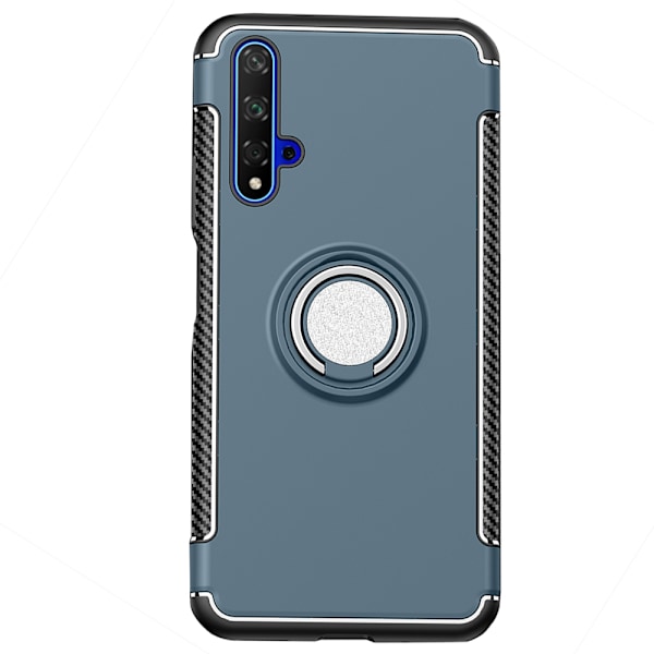 Huawei Nova 5T - Skal med Ringhållare Röd