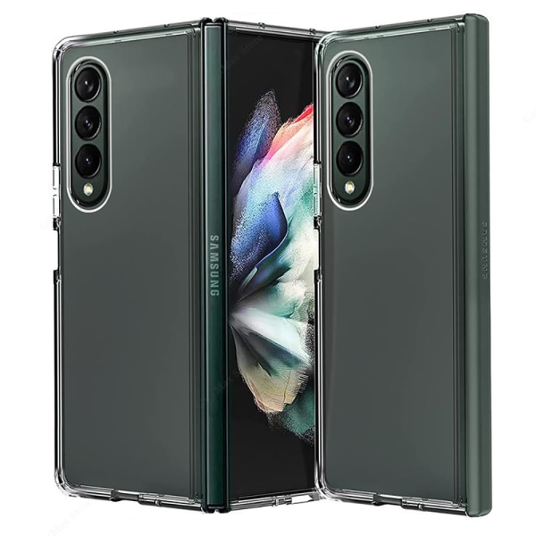 Samsung Galaxy Z Fold 4 - Stilrent Skyddande FLOVEME Skal Genomskinlig