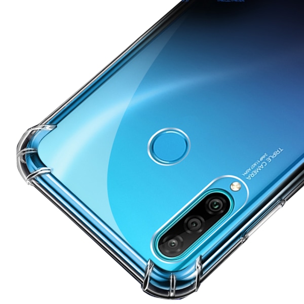 Huawei P40 Lite E - Profesjonelt støtsikkert silikondeksel Transparent/Genomskinlig