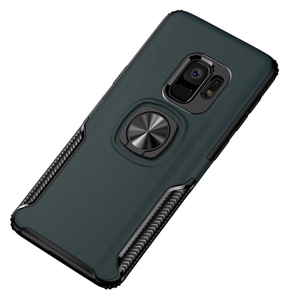 Elegant Skal med Kickstand - Samsung Galaxy S9 Petrol