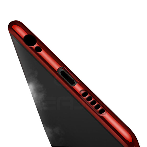 Huawei P30 - Flovemes Extra Tunna Skyddande Silikonskal Guld
