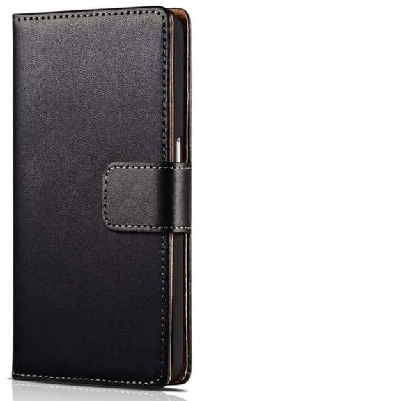 Elegant Fodral i Läder till iPhone X/XS Blå
