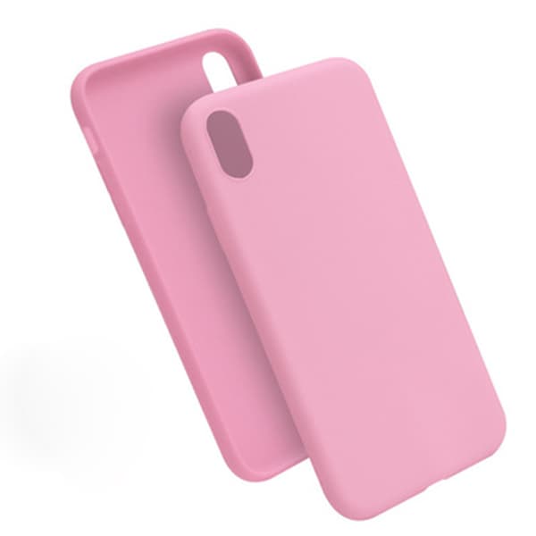 Elegant Silikonskal till iPhone XR (Matt-finish) Marinblå