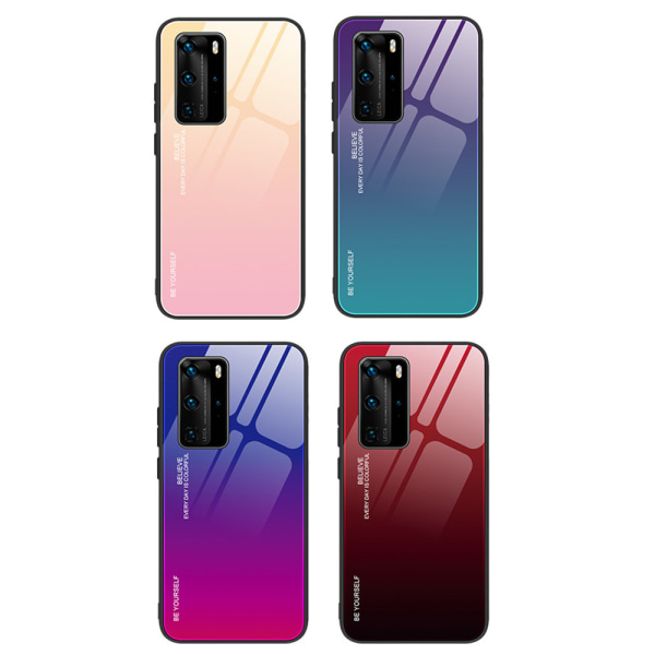 Huawei P40 Pro - Cover Lila/Blå