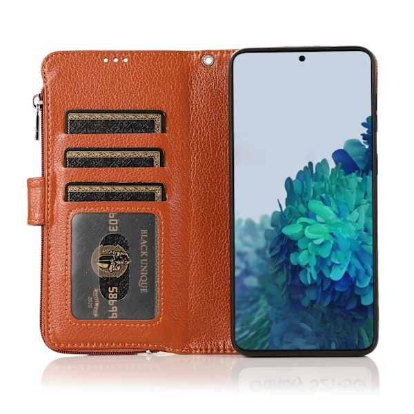 Smidigt Plånboksfodral - Samsung Galaxy S21 Plus Grön