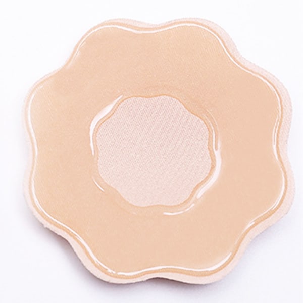 Praktisk selvklebende nippeldeksel (5-pack) Beige Rund